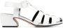 Sergio Rossi closed-toe leather sandals White - Thumbnail 1