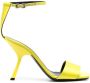 Sergio Rossi Evangelie 110mm open-toe sandals Yellow - Thumbnail 1