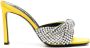 Sergio Rossi Evangelie 95mm crystal-embellished mules Yellow - Thumbnail 1