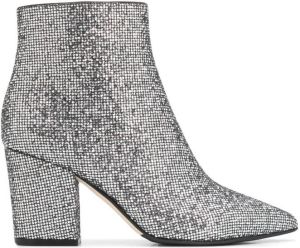 Sergio Rossi glitter ankle boots Grey