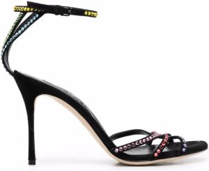 Sergio Rossi Godiva Evening leather sandals 1058