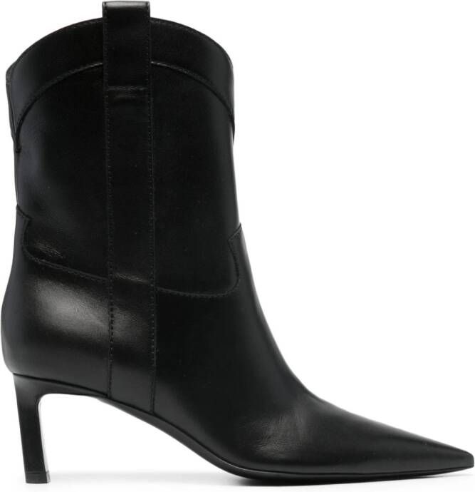 Sergio Rossi Guadalupe 65mm leather boots Black