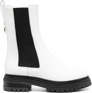 Sergio Rossi Joan side-panel ankle boots White