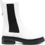 Sergio Rossi Joan side-panel ankle boots White - Thumbnail 1
