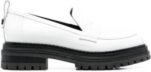 Sergio Rossi Joan slip-on style loafers White