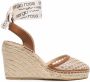 Sergio Rossi lace-up wedge sandals Neutrals - Thumbnail 1