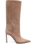 Sergio Rossi Liya 90mm suede boots Brown - Thumbnail 1