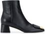 Sergio Rossi logo-plaque ankle boots Black - Thumbnail 1