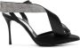 Sergio Rossi Marquise 100mm bow-detail satin pumps Black - Thumbnail 1