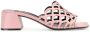 Sergio Rossi Mermaid 45mm leather sandals Pink - Thumbnail 1