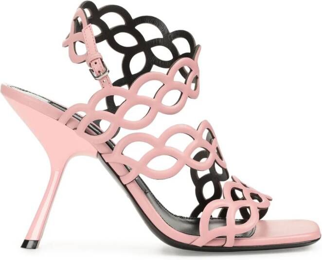 Sergio Rossi Mermaid stiletto sandals Pink