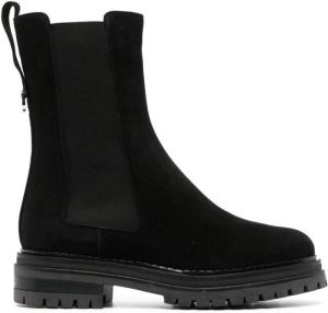 Sergio Rossi mid-calf suede boots Black