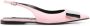 Sergio Rossi Miroir leather slingback pumps Pink - Thumbnail 1