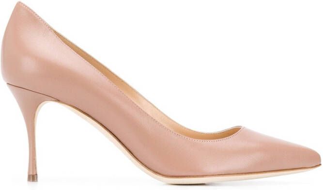 Sergio Rossi neutral pointed pumps Pink
