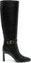 Sergio Rossi Nora 80mm knee-high leather boots Black - Thumbnail 1