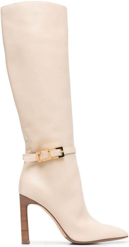 Sergio Rossi Nora knee-length boots Neutrals