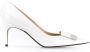Sergio Rossi plaque-embellished pumps White - Thumbnail 1