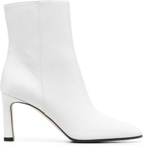 Sergio Rossi pointed-toe 80mm boots White