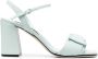 Sergio Rossi Prince leather sandals Green - Thumbnail 1