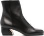 Sergio Rossi round-toe 60mm leather boots Black - Thumbnail 1
