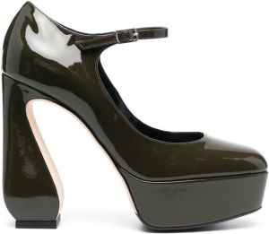 Sergio Rossi Si heeled 125mm pumps Green
