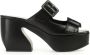 Sergio Rossi Si Rossi 45mm leather mules Black - Thumbnail 1