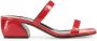 Sergio Rossi SI Rossi 45mm leather sandals Red - Thumbnail 1