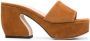 Sergio Rossi Si Rossi 45mm suede mules Brown - Thumbnail 1