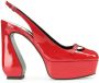 Sergio Rossi SI Rossi 85mm slingback pumps Red - Thumbnail 1