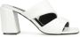 Sergio Rossi Spongy 80mm leather sandals White - Thumbnail 1