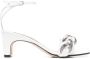 Sergio Rossi square-toe 70mm heeled sandals White - Thumbnail 1