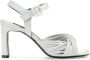 Sergio Rossi sr Akida 80mm leather sandals White - Thumbnail 1