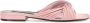 Sergio Rossi sr Akida woven leather sandals Pink - Thumbnail 1