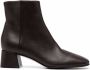 Sergio Rossi sr Alicia leather boots Brown - Thumbnail 1