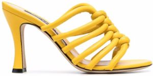 Sergio Rossi Sr Alicudi knot-detail sandals Yellow