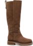 Sergio Rossi SR Joan suede knee-high boots Brown - Thumbnail 1