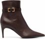 Sergio Rossi sr Mini Prince 80mm ankle boots Brown - Thumbnail 1