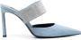 Sergio Rossi Sr Paris 100mm denim mules Blue - Thumbnail 1