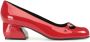 Sergio Rossi SR Rossi 45mm leather pumps Red - Thumbnail 1
