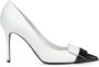 Sergio Rossi Sr1 Cindy 75mm leather pumps White - Thumbnail 1