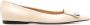 Sergio Rossi SR1 flat leather pumps Neutrals - Thumbnail 1