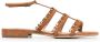Sergio Rossi stud-embellished leather sandals Brown - Thumbnail 1