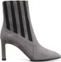 Sergio Rossi two-tone suede ankle boots Grey - Thumbnail 1