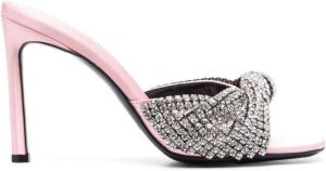 Sergio Rossi Tyra 100mm mules Pink