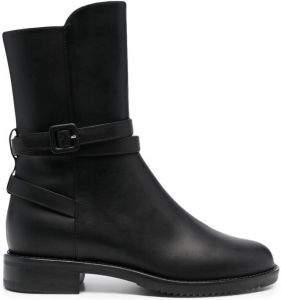 Sergio Rossi wrap-around ankle boots Black