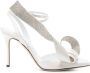 Sergio Rossi x Area Marquise 90mm crystal-embellished pumps White - Thumbnail 1