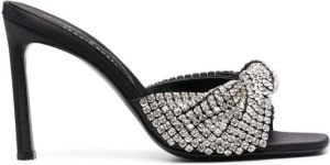 Sergio Rossi x Evangelie Smyrniotaki 95mm mules Black