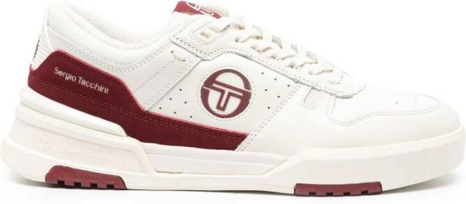 Sergio Tacchini BB Court Lo panelled leather sneakers White