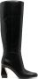 Si Rossi 90mm knee-high leather boots Black - Thumbnail 1