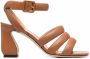 Si Rossi ankle strappy sandals Brown - Thumbnail 1